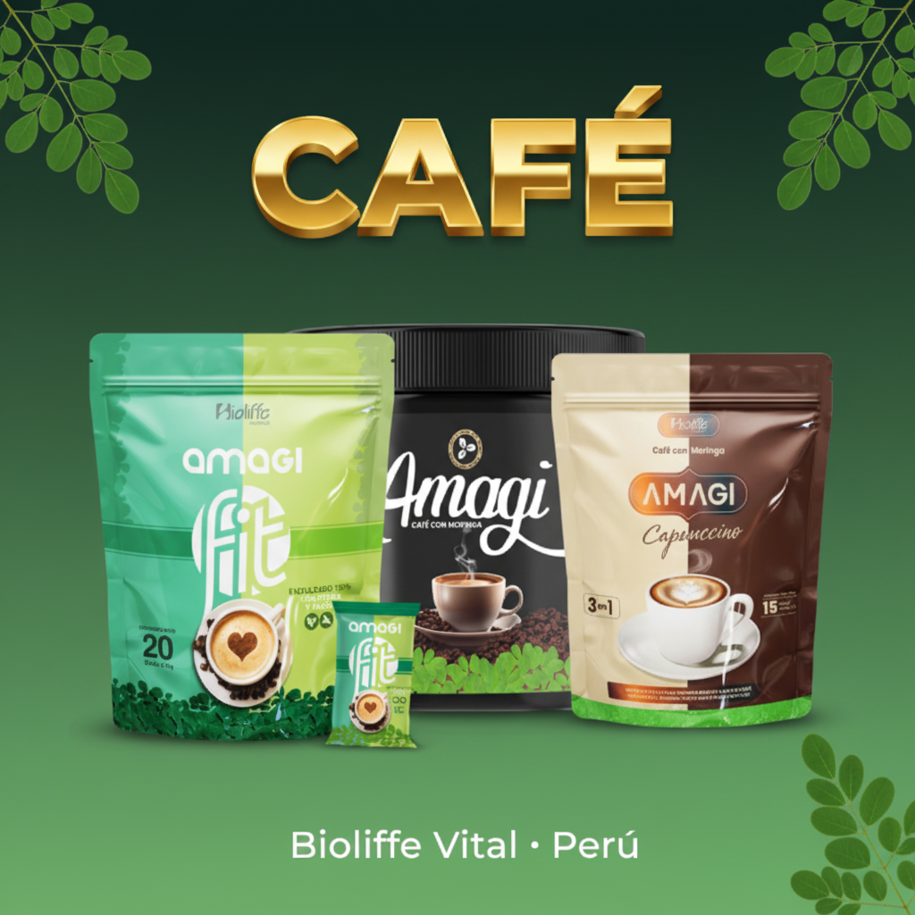 Café Bioliffe Amagi - Línea de cafés funcionales con Moringa Oleifera Perú