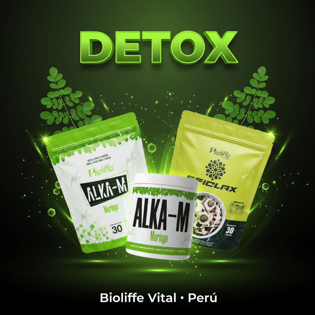 Detox Bioliffe - Línea completa Moringa Oleifera Perú: Eficlax, Alka-M y más
