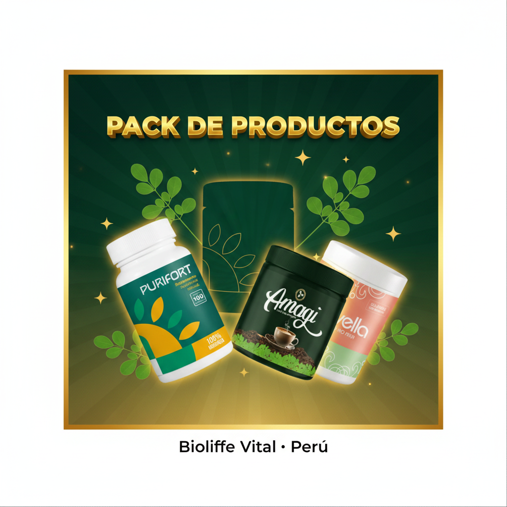 Pack de Productos Bioliffe - Moringa Oleifera Perú