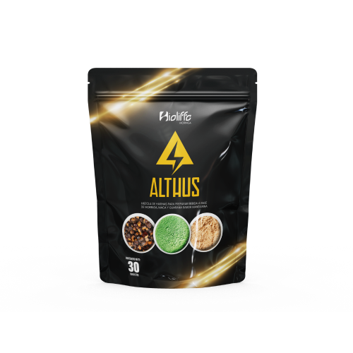 Althus Bioliffe Doypack 30 porciones - Energizante con moringa, maca y guaraná