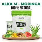 Alka-M Moringa Bioliffe - 100% natural con moringa, yacón, limón y toronja