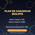 Plan de Ganancias Bioliffe - Bono de Regalías 3 Niveles