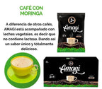 Amagi 3 en 1 Bioliffe - Café con Moringa, leches vegetales sin lactosa