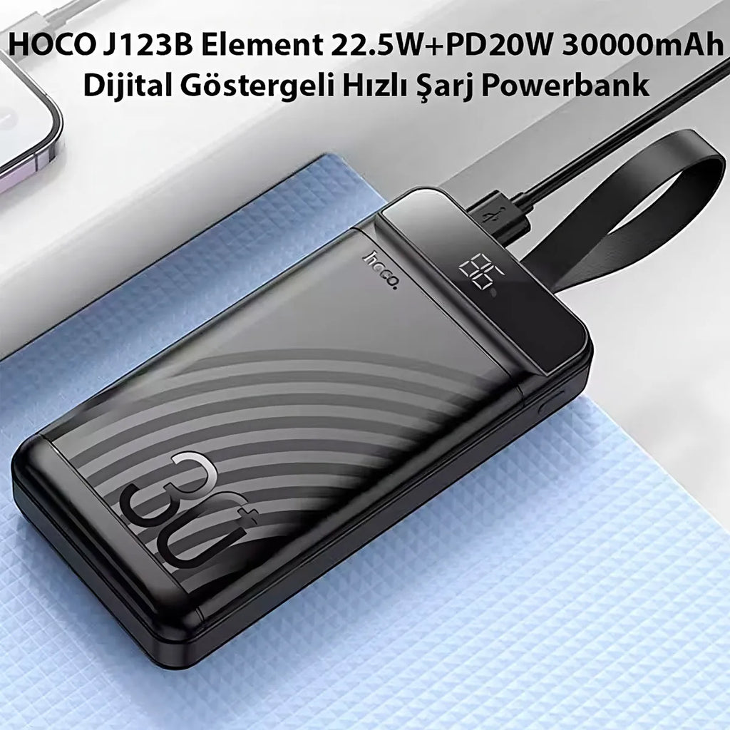 Cargador Power Bank Hoco J123b 30000mah