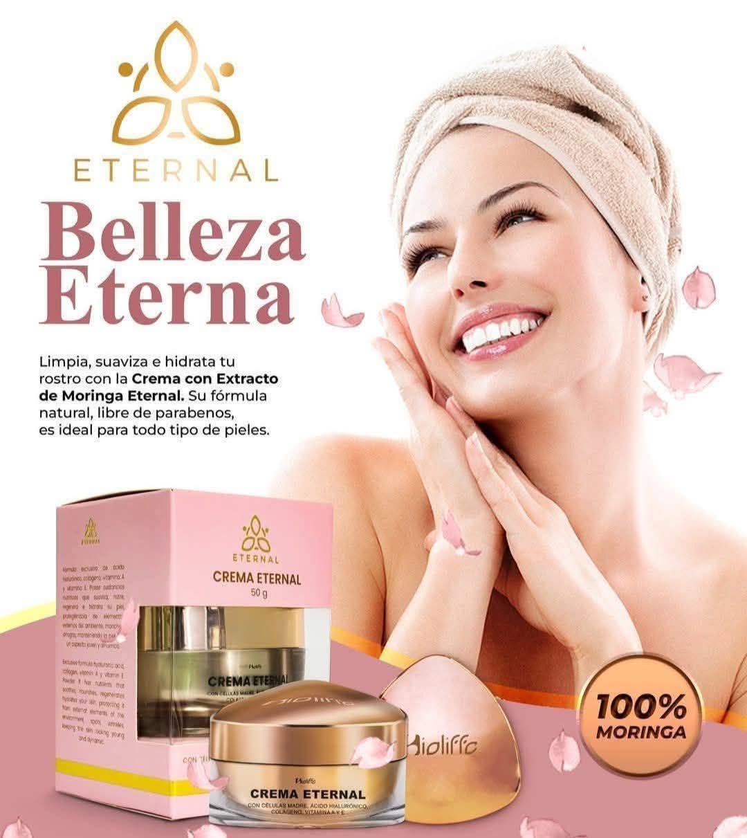 Crema Eternal Bioliffe - Belleza Eterna con extracto de moringa 100% natural