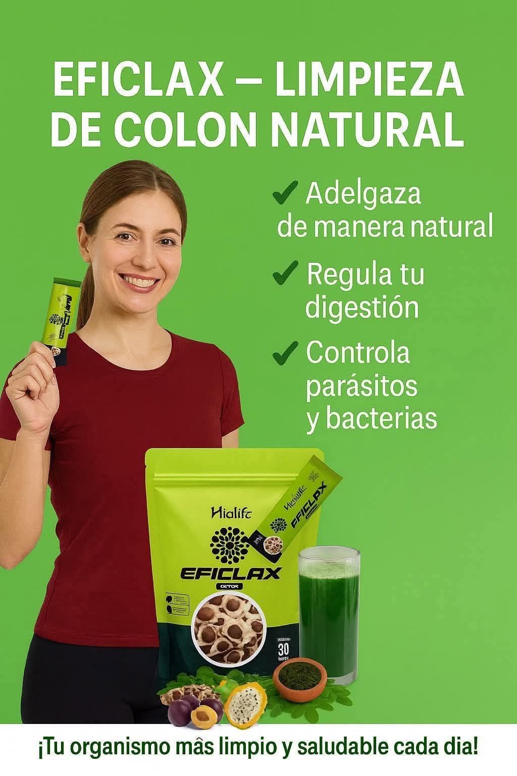Eficlax Bioliffe - Adelgaza natural, regula digestión y controla parásitos