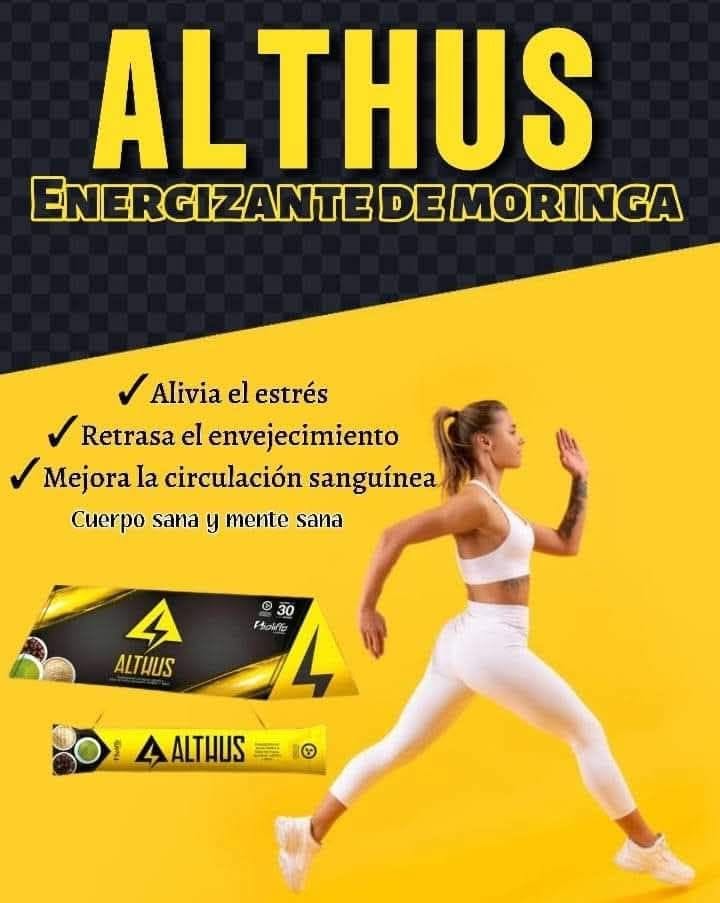 Althus Bioliffe - Energizante de moringa: alivia estrés, retrasa envejecimiento y mejora circulación