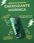 Vivro x6 Bioliffe 270ml - Energizante de moringa listo para beber, pack 6 latas