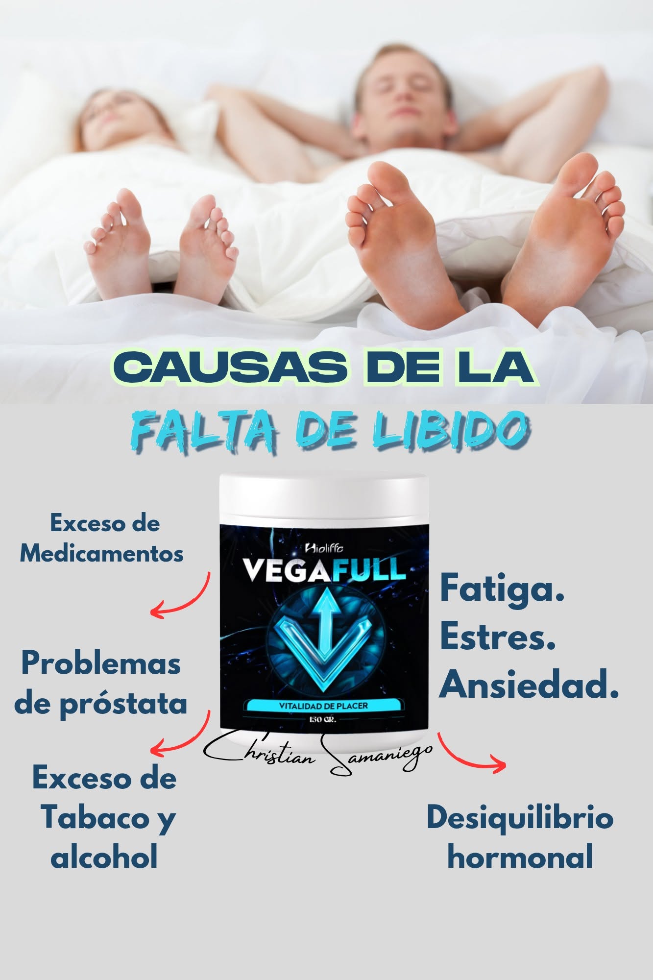Vegafull Pote Bioliffe - Causas de la falta de líbido y cómo Vegafull las combate