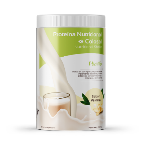 Colosal Bioliffe 550g - Proteína nutricional con moringa sabor vainilla