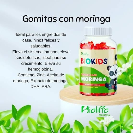 Biokids Bioliffe - Protege de la anemia, comer saludable