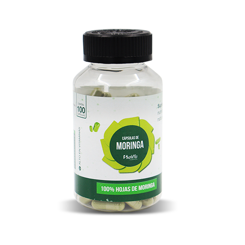 Cápsulas de Hoja de Moringa - Bioliffe