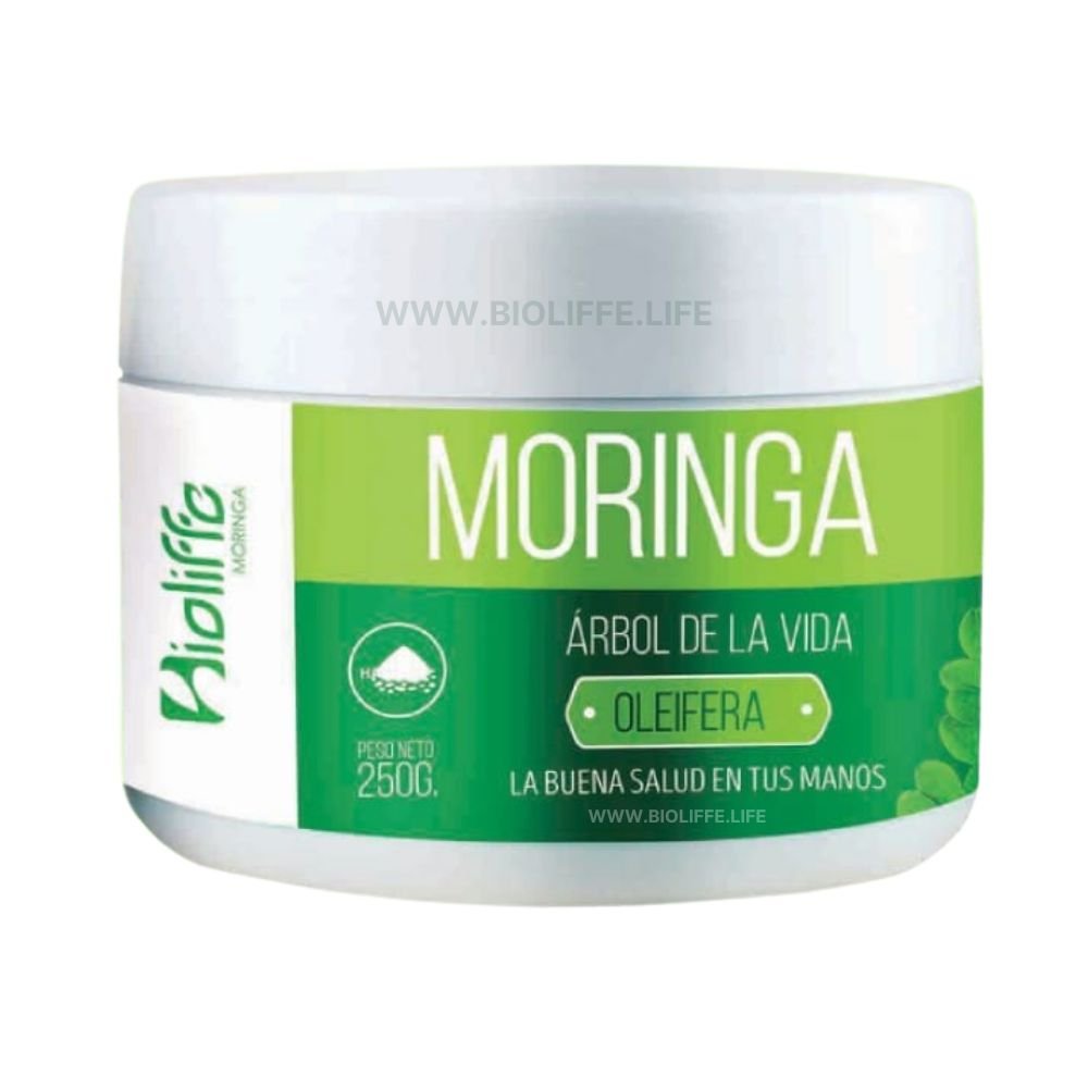 Harina de Moringa Bioliffe 250g - Árbol de la vida Oleifera