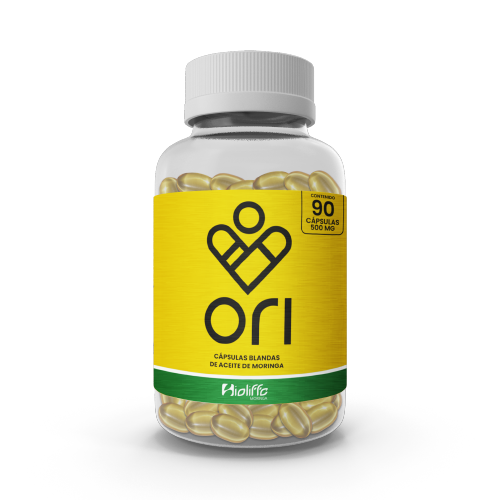 ORI Bioliffe - Cápsulas blandas de aceite de moringa 90 unidades 500mg