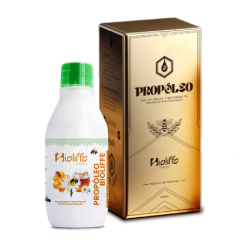 Propóleo Bioliffe - Miel de abejas y macerado de propóleo pasteurizado