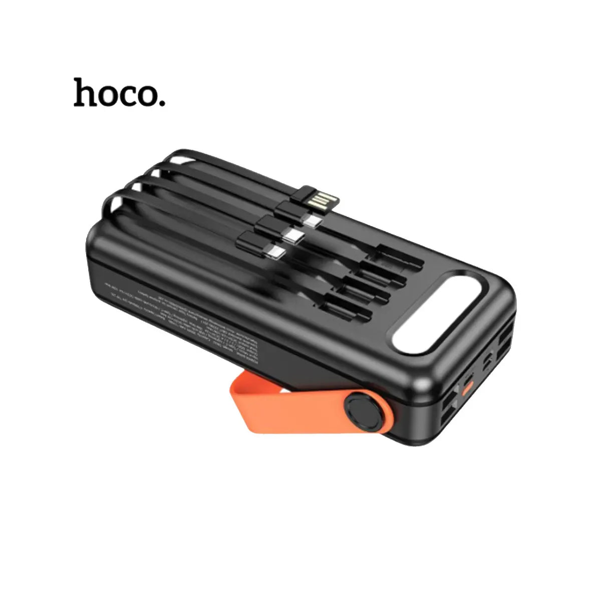 Power Bank Portátil Hoco DB33 Con Carga Solar Linterna Led de 30000mAh