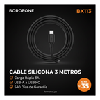 Cable Borofone BX113 – Banner Temu