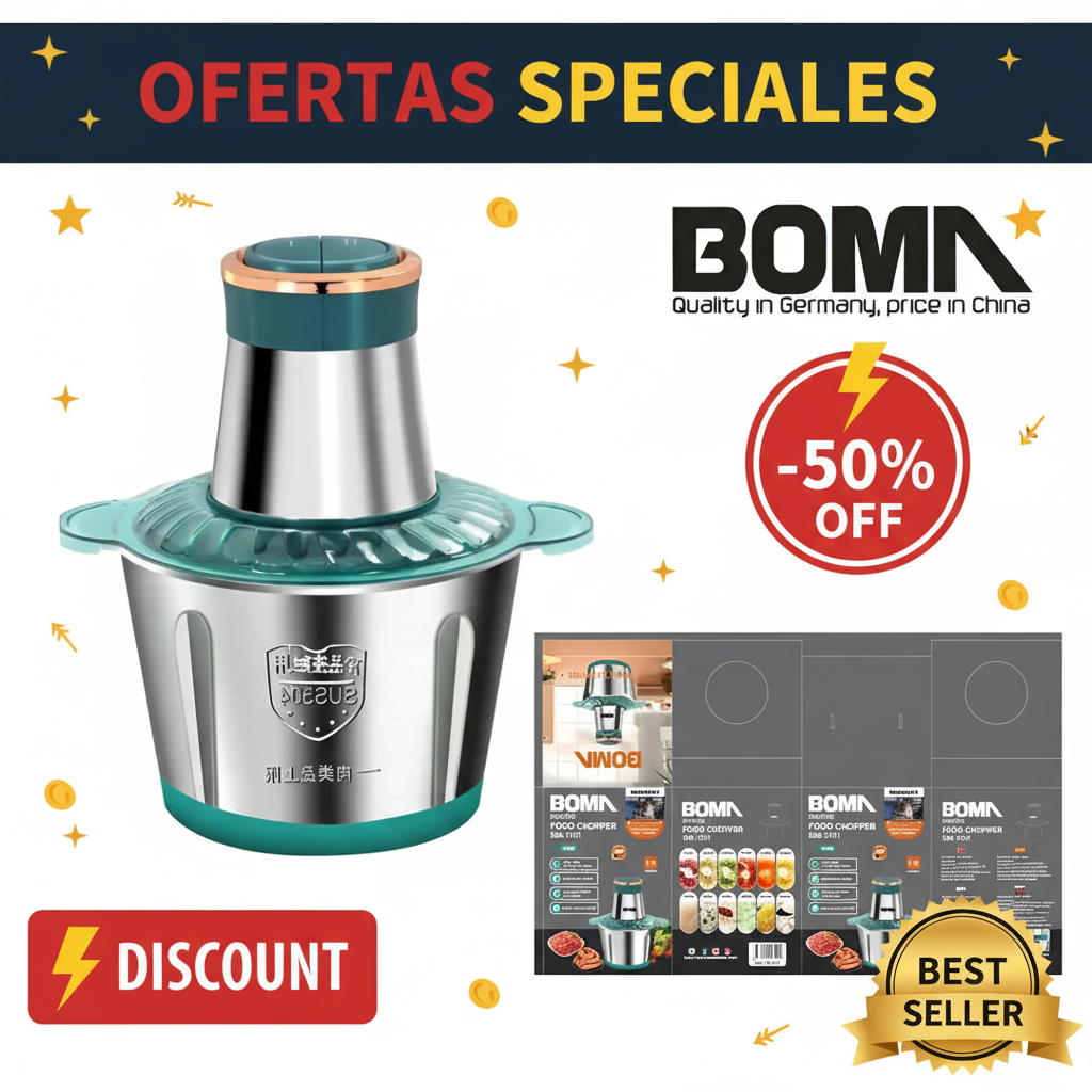 Picadora De Carne 3L Acero Inox - Oferta Especial