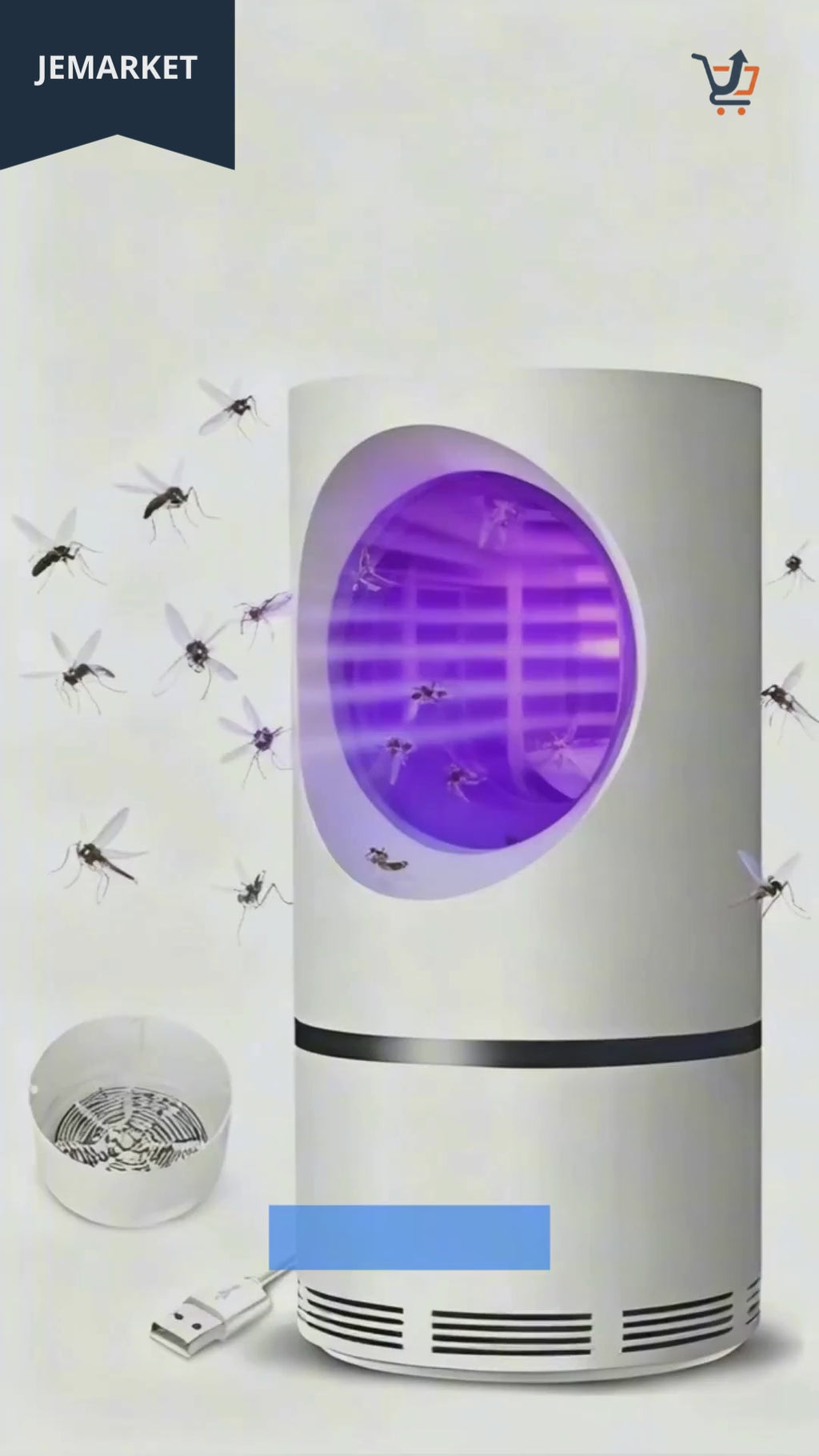 Lámpara Eléctrica UV Mata Mosquito